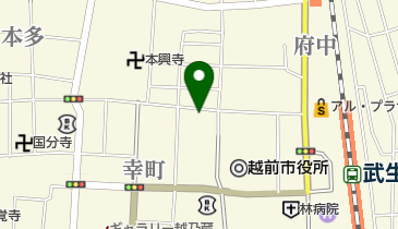 カワイクリーニングの地図画像