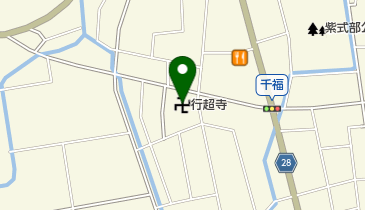 行超寺の地図画像