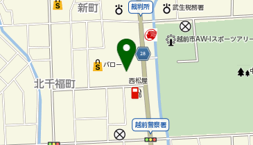 オザキスポーツ武生店の地図画像