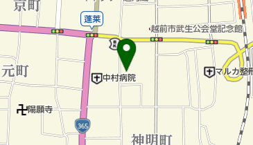 南越コンタクトレンズの地図画像