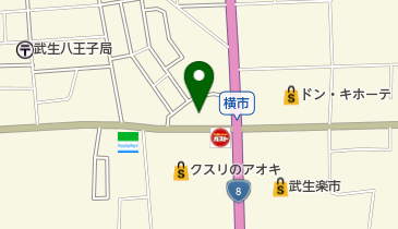 雀宝来の地図画像