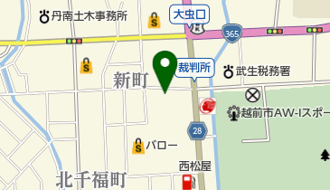 アカガネ理容の地図画像