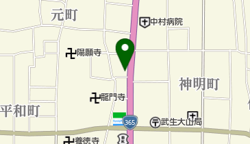 理容アサヒ軒の地図画像