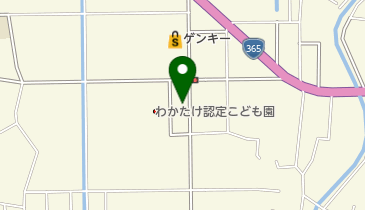 川端理容室の地図画像