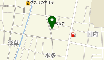 クボタ理容の地図画像