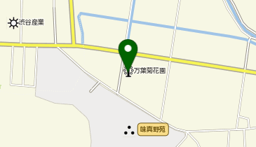 越前市役所 産業観光部 にぎわい創出課 万葉菊花園の地図画像