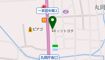 ネッツトヨタ福井株式会社丸岡店の地図画像