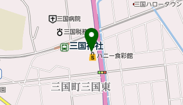 三丹 三国店の地図画像