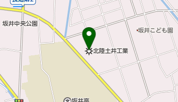 北陸土井工業株式会社の地図画像