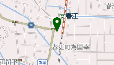 龍川洋品店の地図画像