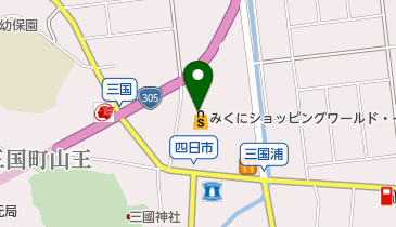しゃり一三国店の地図画像