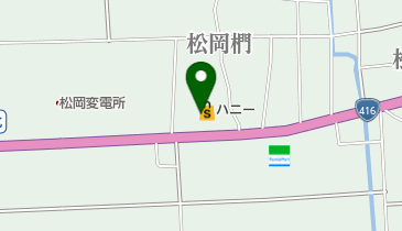 ヤスサキ松岡店の地図画像
