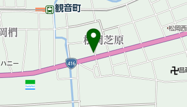 ハル美容室の地図画像