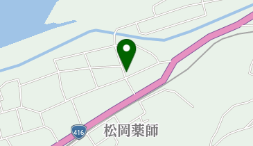 ラクマ美容室の地図画像