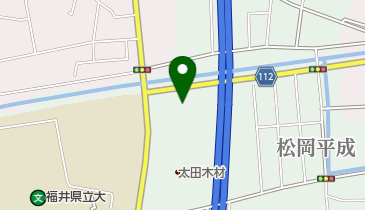 フクイテキスタイル株式会社の地図画像