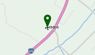 浄願寺の地図画像