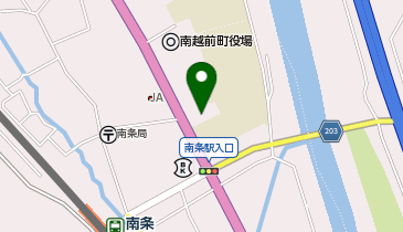 南条地区公民館の地図画像