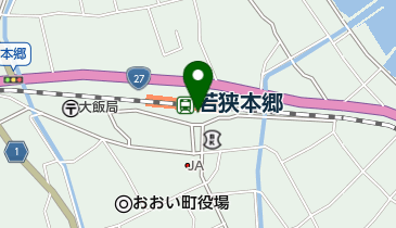 おおい町役場 風車会館の地図画像
