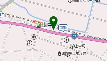 上中ガス株式会社の地図画像