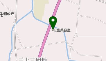松室美容室の地図画像