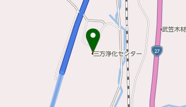 若狭町役場 三方地区公共下水道処理施設の地図画像