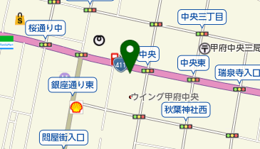 中山ユニホームの地図画像