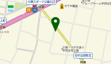 雨宮レッカー 甲府営業所の地図画像