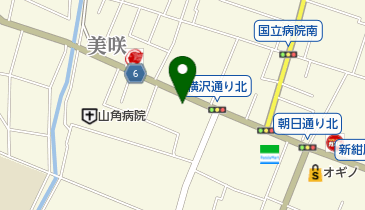 甲信ゴム商会の地図画像