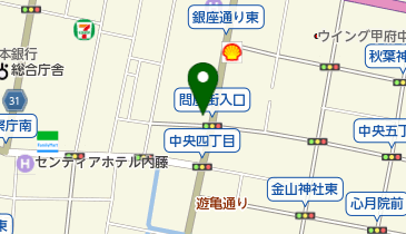 橘田裏地店の地図画像