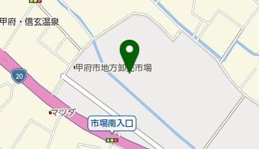 甲府中央魚市株式会社の地図画像