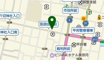 日東物産株式会社甲府営業所の地図画像