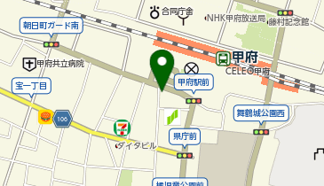 ホームメイドクッキング甲府教室の地図画像