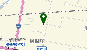 甲府聖書バプテスト教会の地図画像