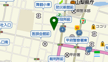 日本基督教団 甲府教会の地図画像