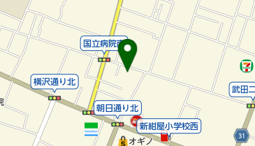 山梨バプテスト教会の地図画像