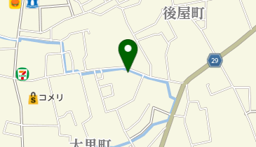 大久保クリーニング店の地図画像