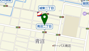 坂上クリーニング店の地図画像