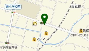 靴のゼペットバリオ店の地図画像