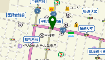 パリス靴店の地図画像