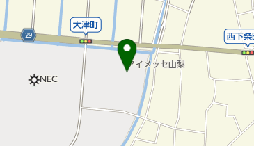 社団法人山梨県機械電子工業会の地図画像