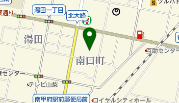 山梨理容専門学校の地図画像