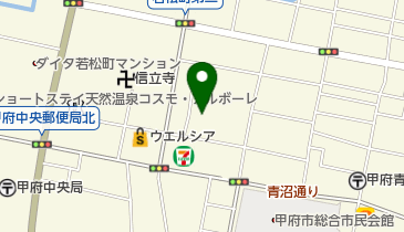 NTT労働組合東京総支部山梨県域分会の地図画像