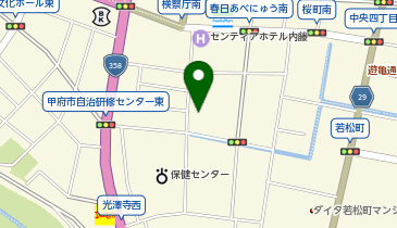 電機連合山梨地方協議会の地図画像
