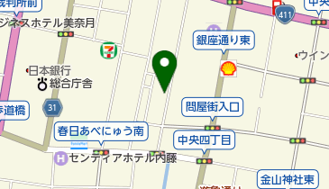 アルガ化粧品店の地図画像