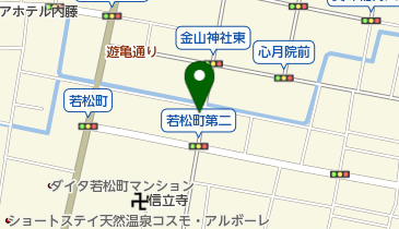 小河化粧品店の地図画像