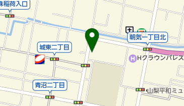 甲府市 朝気児童館の地図画像