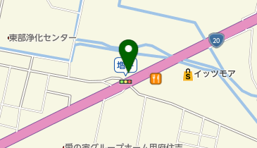 有限会社田中自動車の地図画像