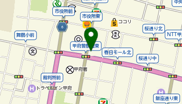 みずほ証券株式会社甲府支店の地図画像