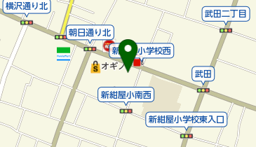 卓球専門店・米山の地図画像