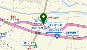 カーチス甲府の地図画像